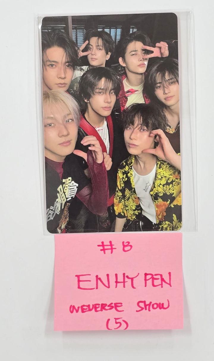 Enhypen "Desire : Unleash" - Weverse Shop Pre-Order Benefit (Showcase) Photocard [25.6.13]