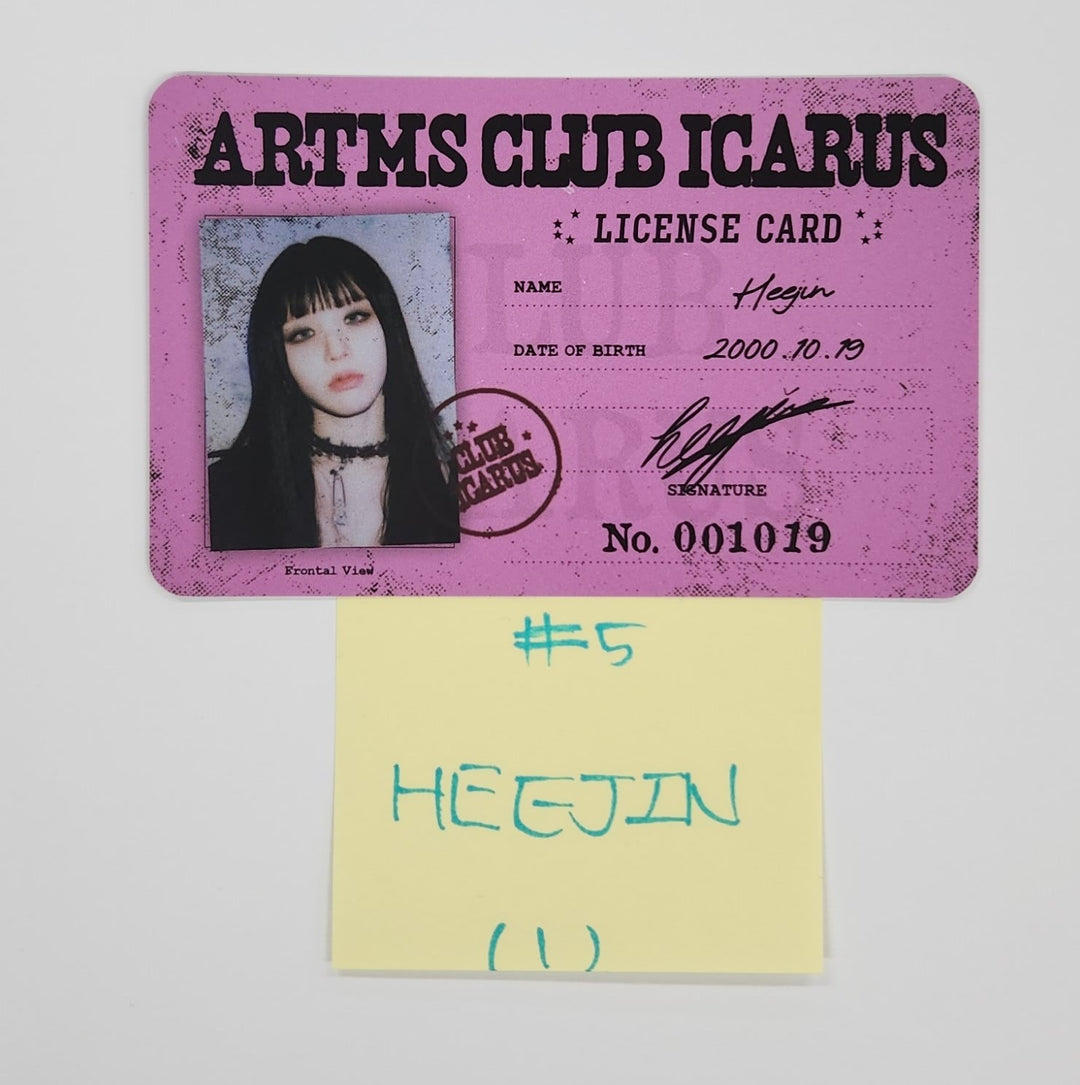 Artms "Club Icarus" - Official Photocard, Visual Card [25.6.16]