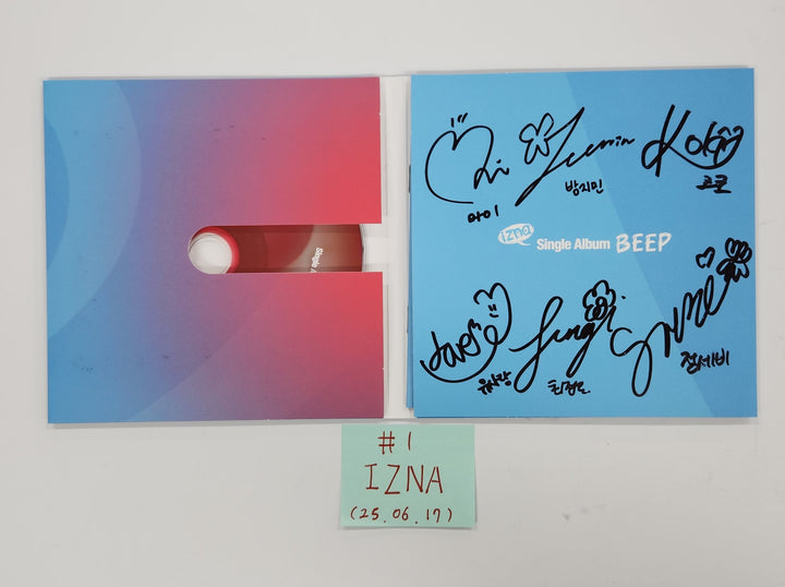 IZNA Digital Single "Beep" - Hand Autographed(Signed) Promo Album [25.6.17] (Restocked 6/18)