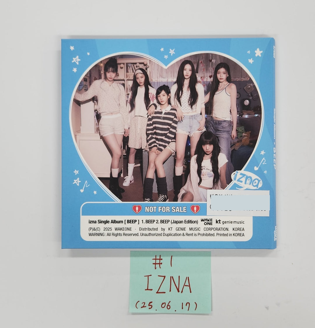 IZNA Digital Single "Beep" - Hand Autographed(Signed) Promo Album [25.6.17] (Restocked 6/18)