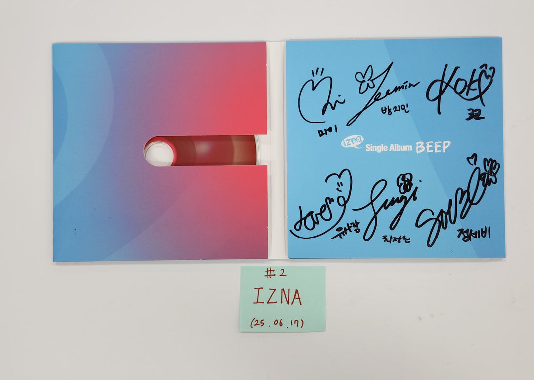 IZNA Digital Single "Beep" - Hand Autographed(Signed) Promo Album [25.6.17] (Restocked 6/18)