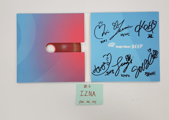 IZNA Digital Single "Beep" - Hand Autographed(Signed) Promo Album [25.6.17] (Restocked 6/18)