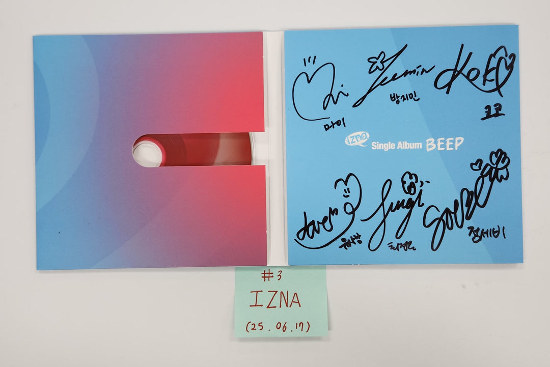 IZNA Digital Single "Beep" - Hand Autographed(Signed) Promo Album [25.6.17] (Restocked 6/18)