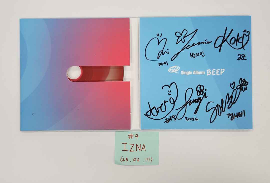 IZNA Digital Single "Beep" - Hand Autographed(Signed) Promo Album [25.6.17] (Restocked 6/18)