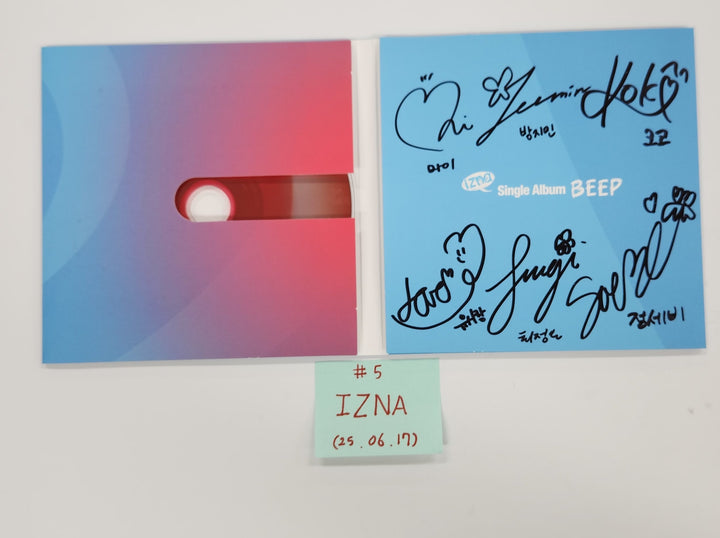 IZNA Digital Single "Beep" - Hand Autographed(Signed) Promo Album [25.6.17] (Restocked 6/18)