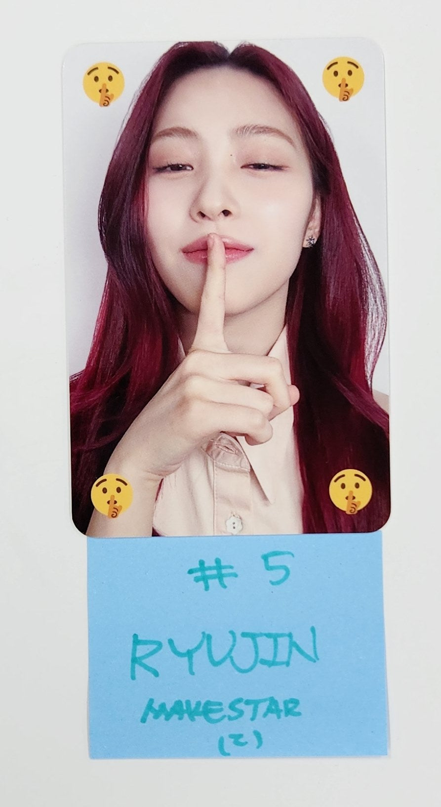 ITZY "Girls Will Be Girls" - Makestar Fansign Event Photocard [25.6.18]