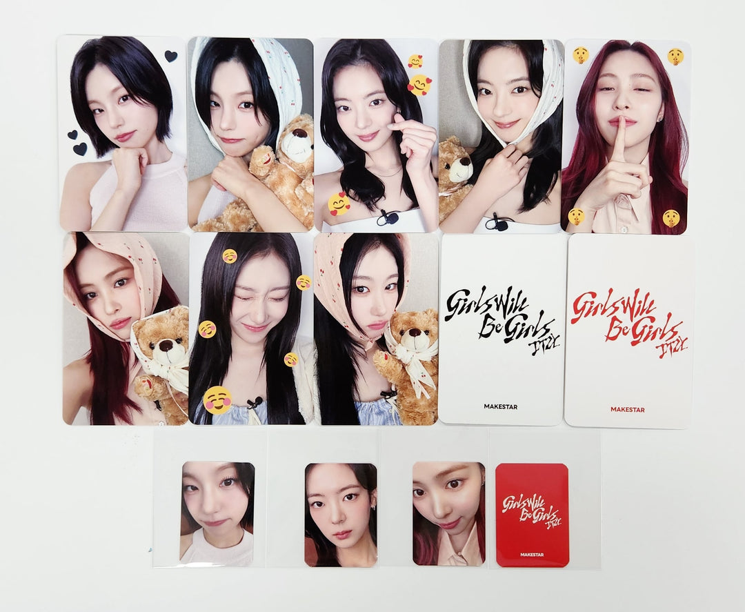 ITZY "Girls Will Be Girls" - Makestar Fansign Event Photocard [25.6.18]