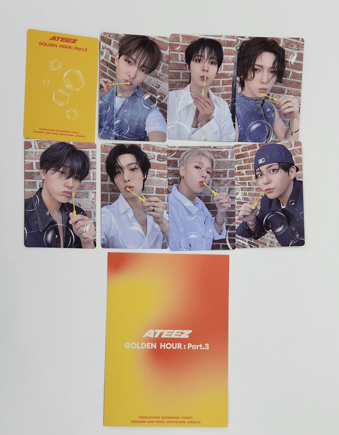 Ateez "GOLDEN HOUR : Part.3" - KQ Shop Pre-Order Benefit Photocard [Poca Ver.] [25.6.20]