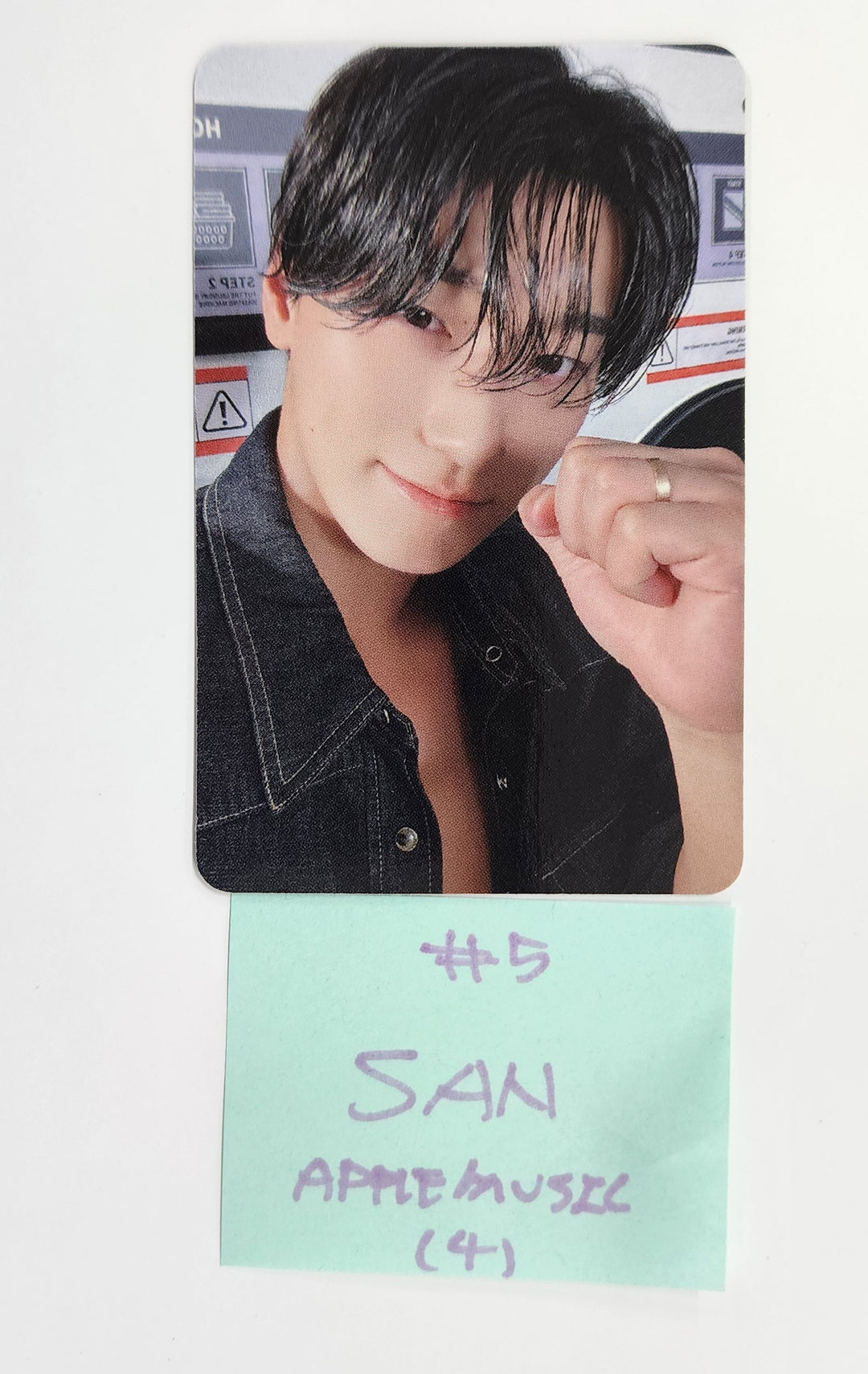 Ateez "GOLDEN HOUR : Part.3" - Apple Music Fansign Event Photocard [Poca Ver.] [25.6.20]