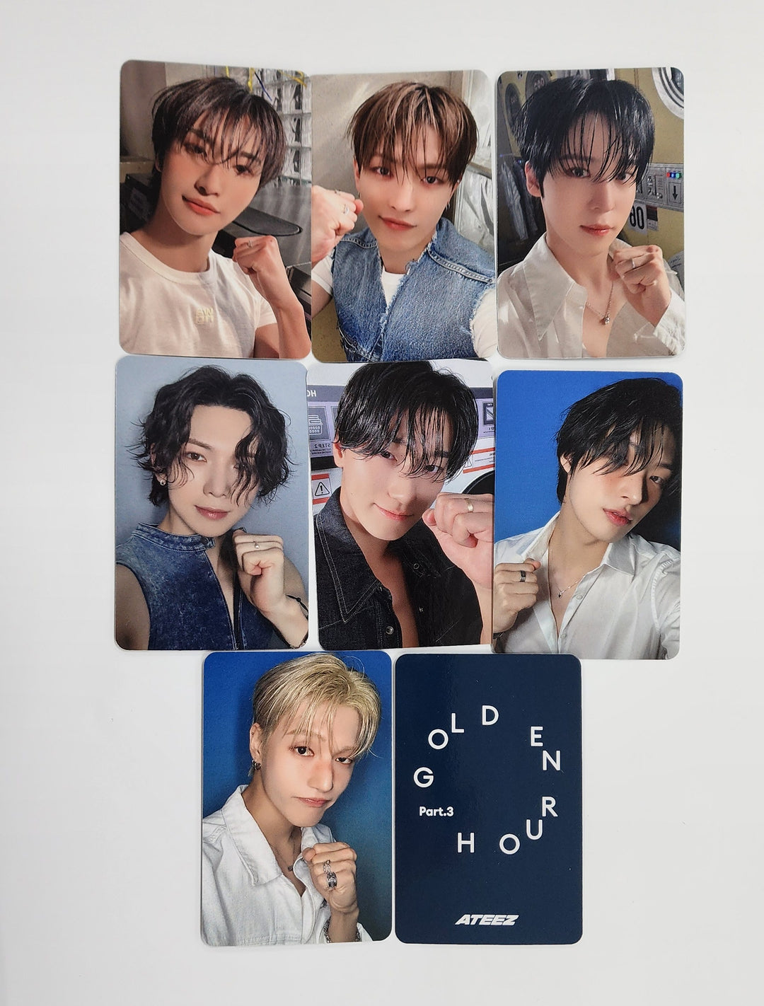 Ateez "GOLDEN HOUR : Part.3" - Apple Music Fansign Event Photocard [Poca Ver.] [25.6.20]