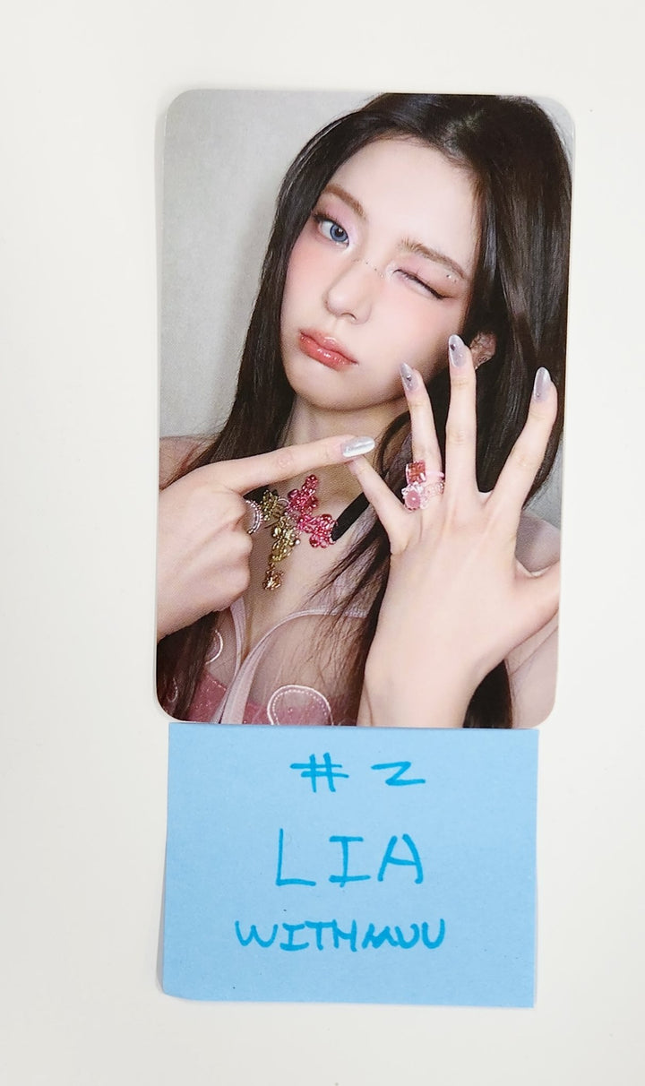 ITZY "Girls Will Be Girls" - Withmuu Pre-Order Benefit Photocard (3) [25.6.24]