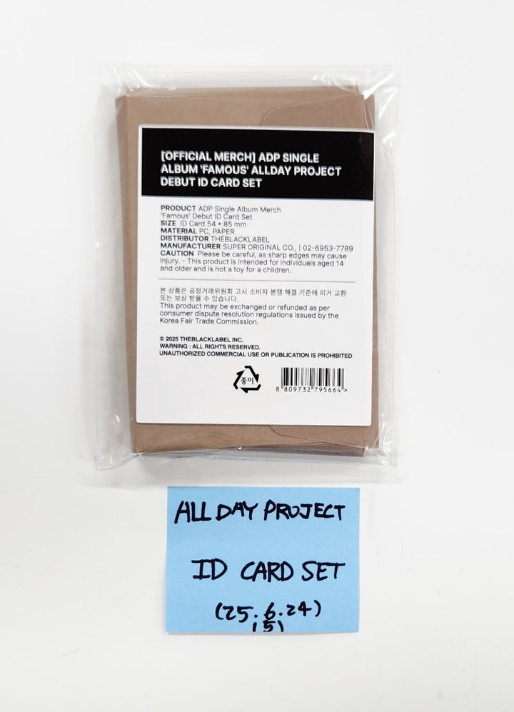 ALLDAY PROJECT "FAMOUS" - MD [ID CARD SET] [25.6.24]