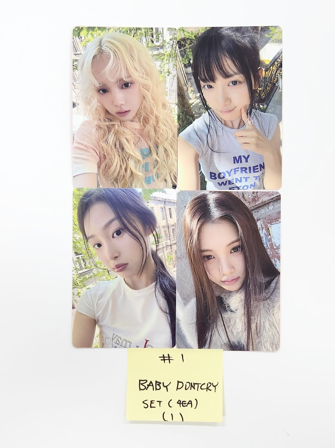 Baby DONT Cry "F Girl" - Official Photocards Set (4EA)(Restocked) [25.6.24]