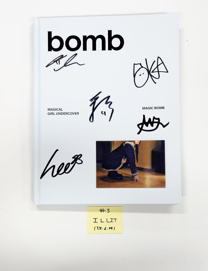 ILLIT "bomb", ARTMS "Club Icarus", DOYOUNG "Soar", PRIMROSE "CINEMA" - Hand Autographed(Signed) Promo Album [25.6.24]