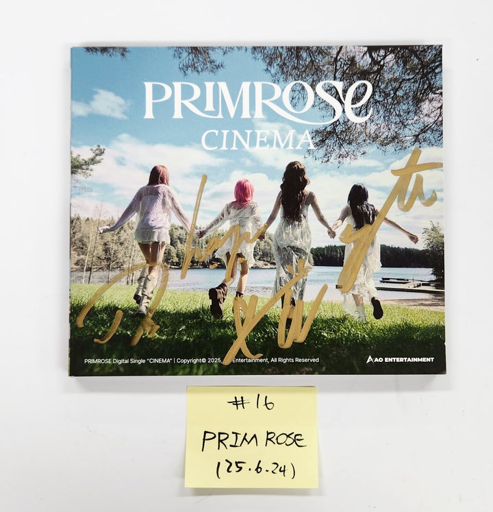 ILLIT "bomb", ARTMS "Club Icarus", DOYOUNG "Soar", PRIMROSE "CINEMA" - Hand Autographed(Signed) Promo Album [25.6.24]