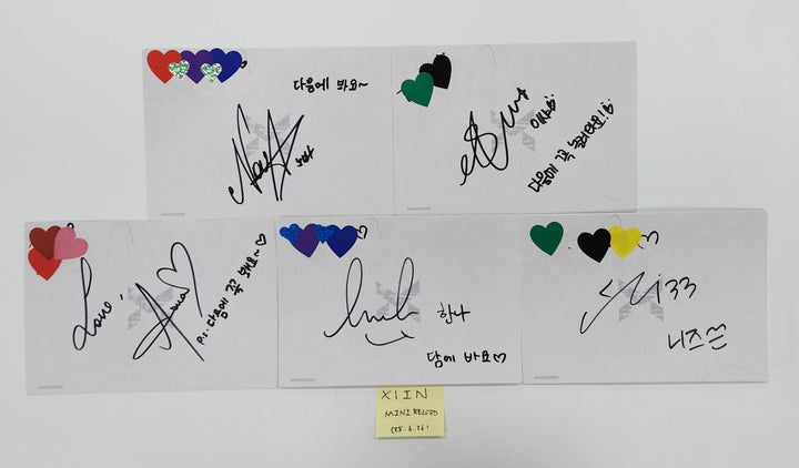 X:IN "Defend Myself" - Hand Autographed(Signed) Postcard Set (5EA) [25.6.26]