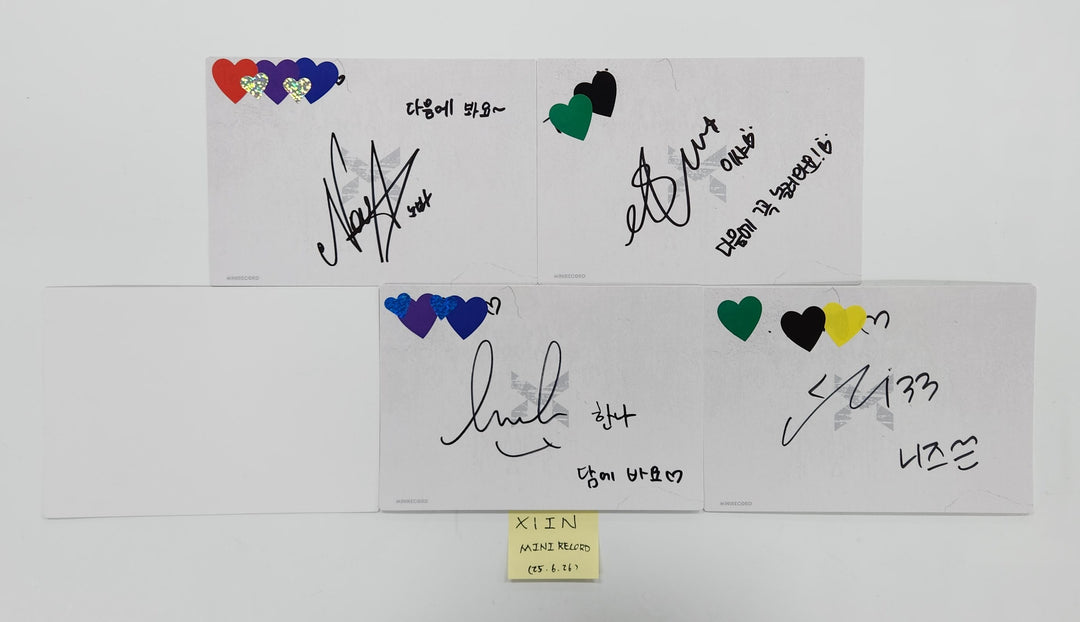 X:IN "Defend Myself" - Hand Autographed(Signed) Postcard Set (5EA) [25.6.26]