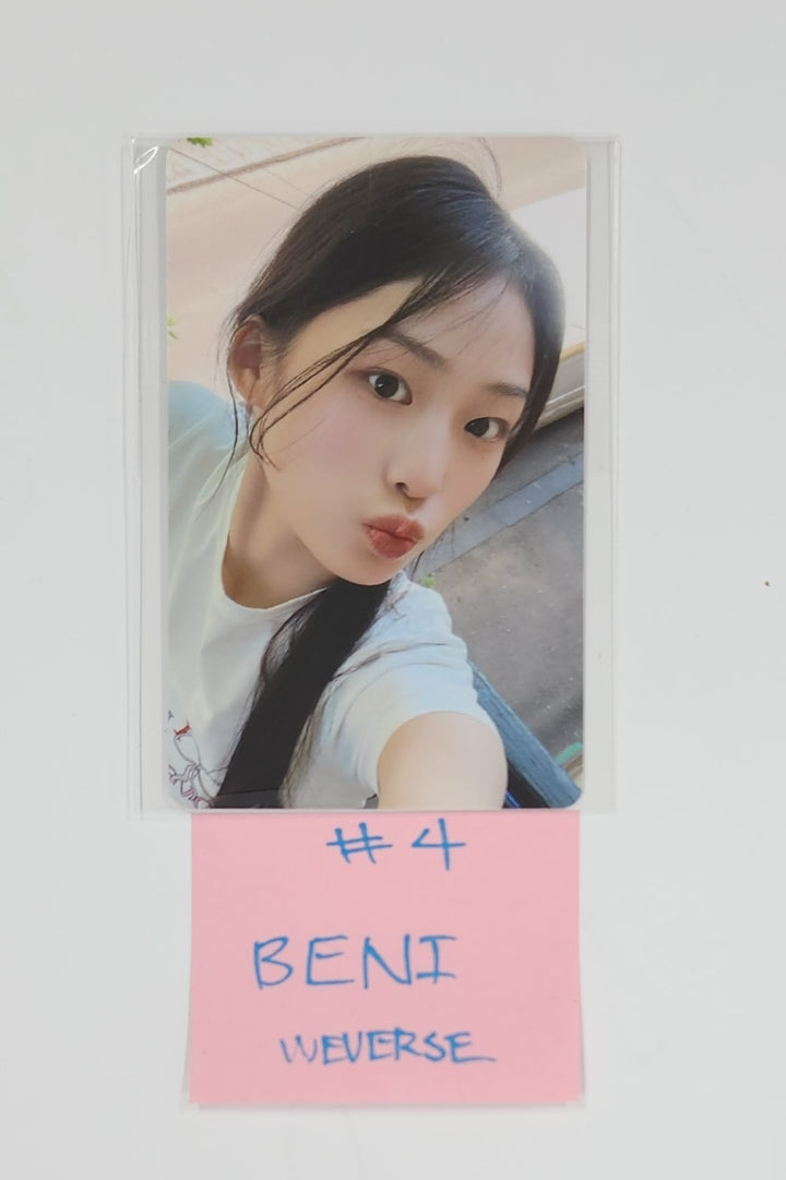 Baby DONT Cry "F Girl" - Weverse Shop Pre-Order Benefit Photocard [25.6.26]