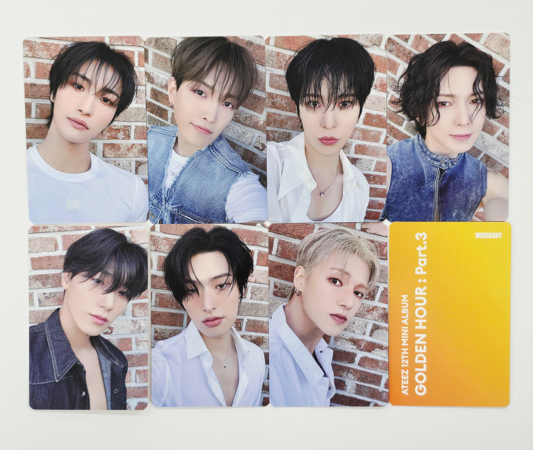 Ateez "GOLDEN HOUR : Part.3" - Music Art Fansign Event Photocard [Poca Ver.] [25.6.26]