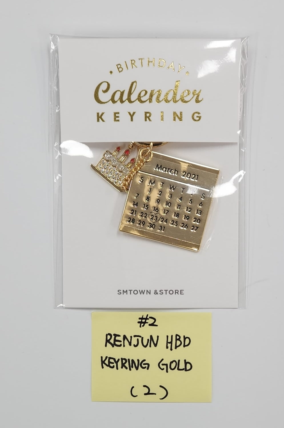 Renjun,Johnny,Doyoung (of NCT) - 2021 Birthday Keyring [25.06.27]