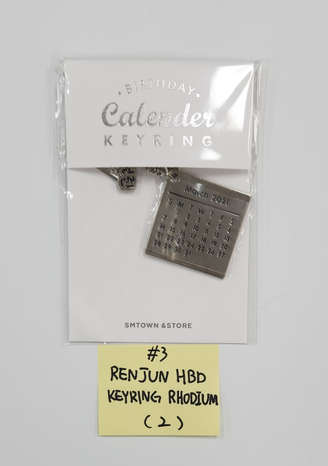 Renjun,Johnny,Doyoung (of NCT) - 2021 Birthday Keyring [25.06.27]