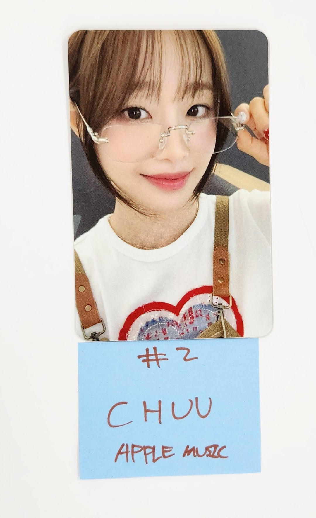 CHUU "Only cry in the rain" - Apple Music Fansign Event Photocard [25.6.27]