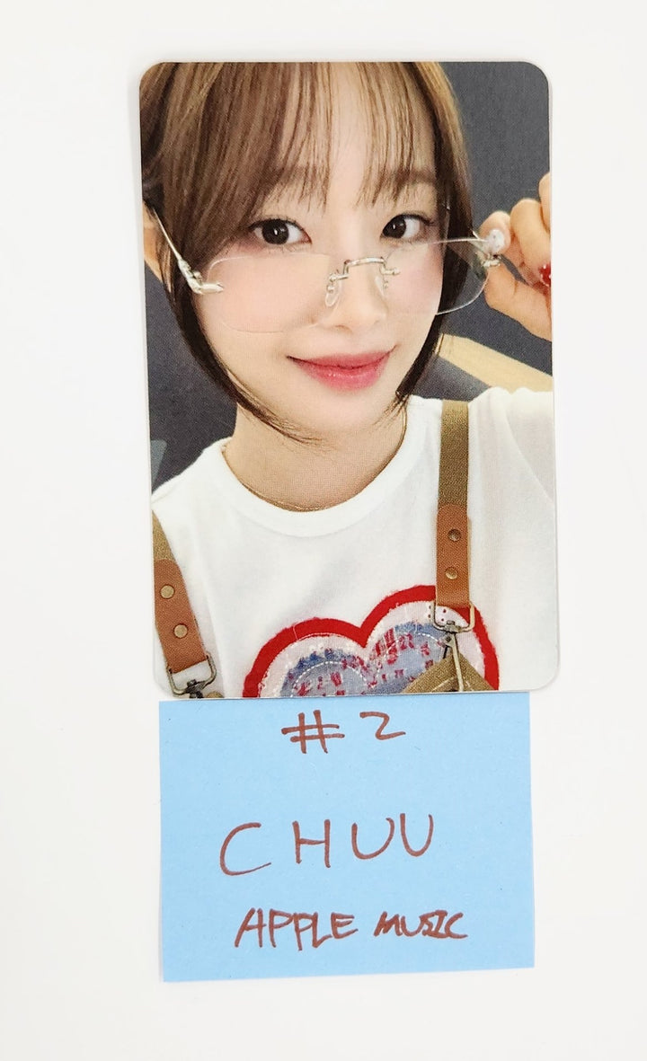 CHUU "Only cry in the rain" - Apple Music Fansign Event Photocard [25.6.27]