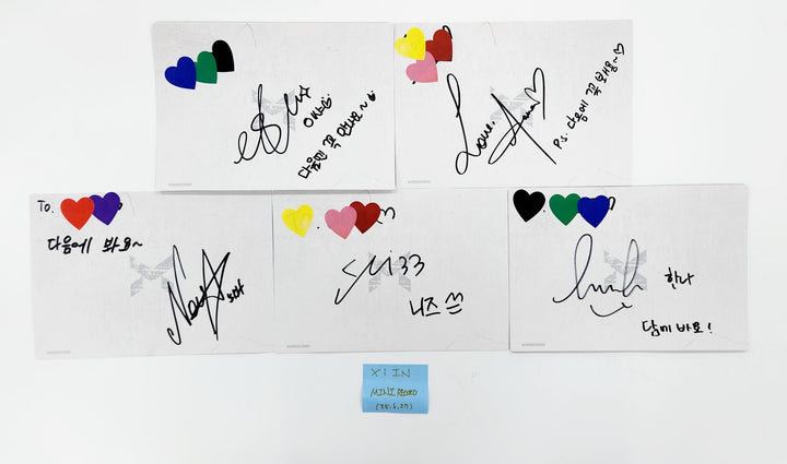 X:IN "Defend Myself" - Hand Autographed(Signed) Postcard Set (5EA) [25.6.27]