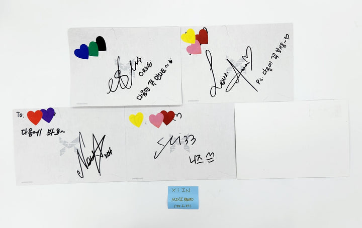 X:IN "Defend Myself" - Hand Autographed(Signed) Postcard Set (5EA) [25.6.27]