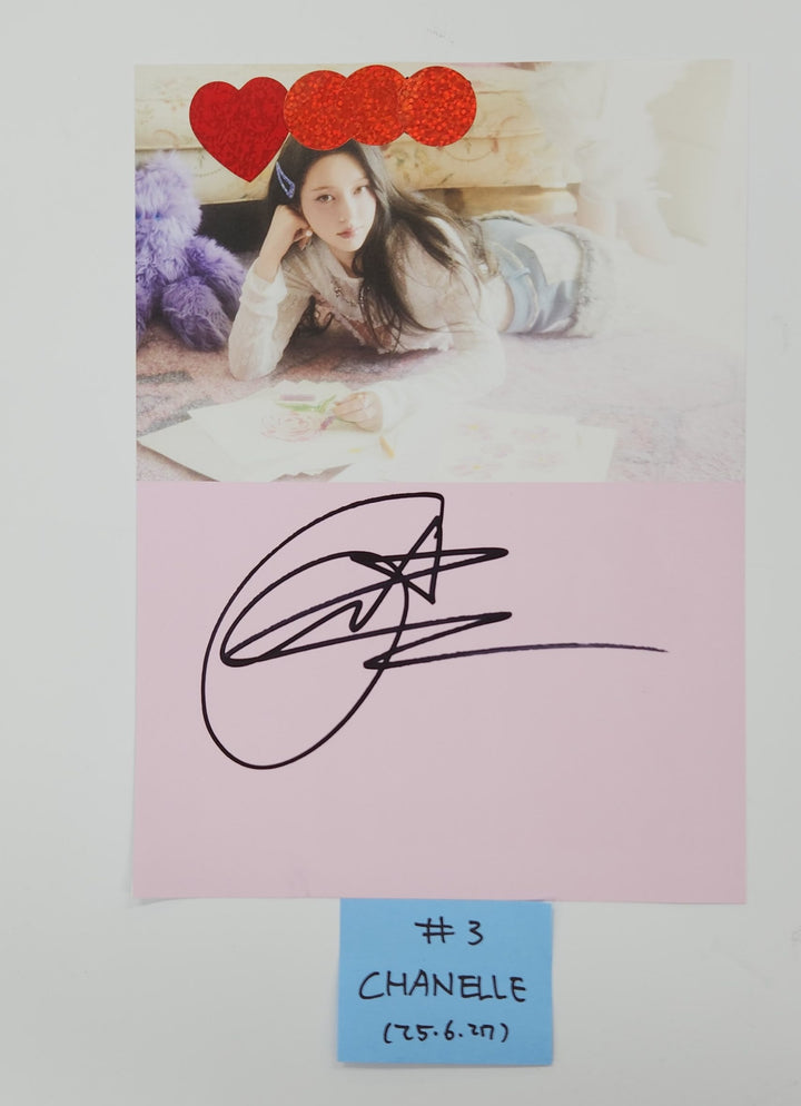 FIFTY FIFTY "Day &amp; Night" - A Cut Page From Fansign Event Album [25.6.27]