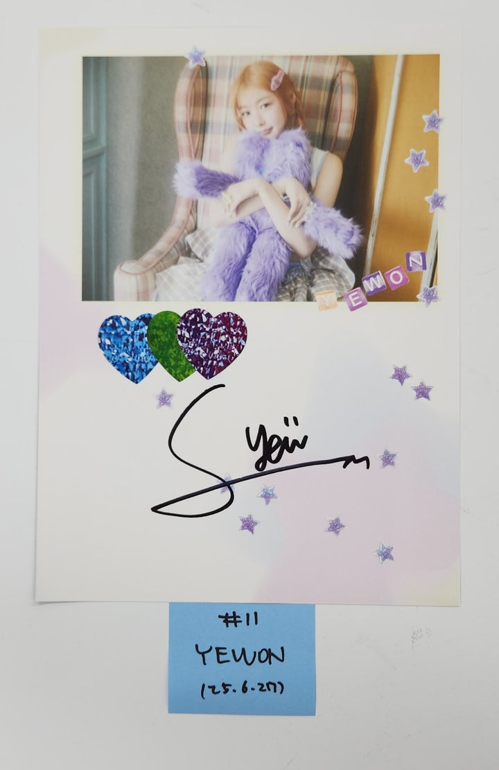 FIFTY FIFTY "Day &amp; Night" - A Cut Page From Fansign Event Album [25.6.27]