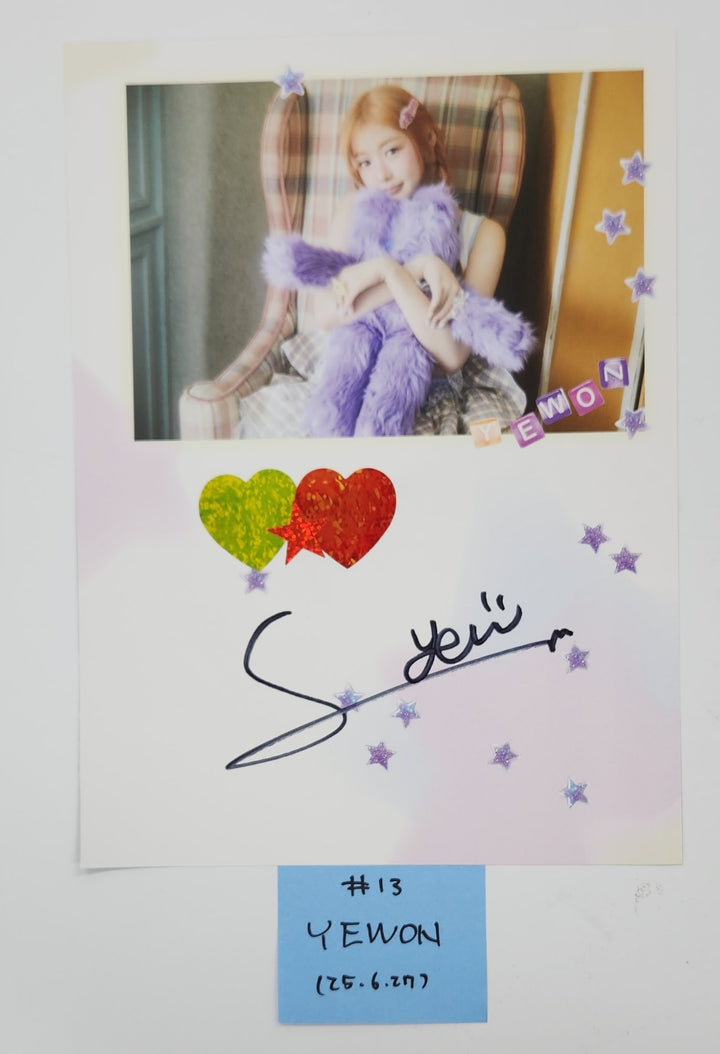 FIFTY FIFTY "Day &amp; Night" - A Cut Page From Fansign Event Album [25.6.27]