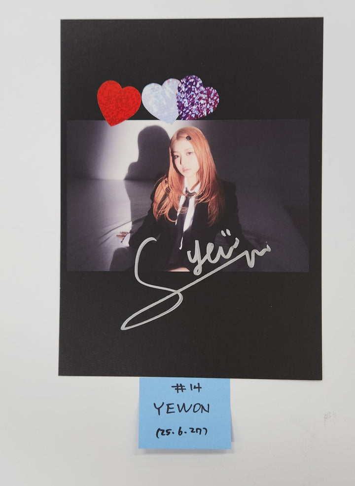 FIFTY FIFTY "Day &amp; Night" - A Cut Page From Fansign Event Album [25.6.27]