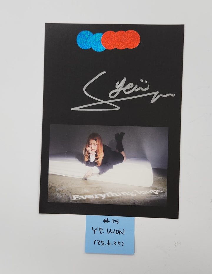 FIFTY FIFTY "Day &amp; Night" - A Cut Page From Fansign Event Album [25.6.27]