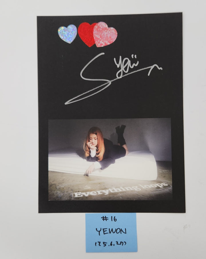FIFTY FIFTY "Day &amp; Night" - A Cut Page From Fansign Event Album [25.6.27]