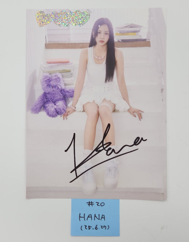 FIFTY FIFTY "Day &amp; Night" - A Cut Page From Fansign Event Album [25.6.27]