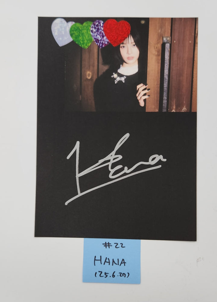FIFTY FIFTY "Day &amp; Night" - A Cut Page From Fansign Event Album [25.6.27]