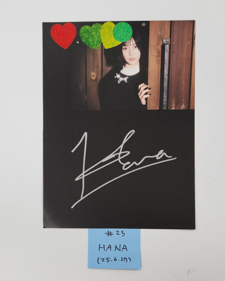 FIFTY FIFTY "Day &amp; Night" - A Cut Page From Fansign Event Album [25.6.27]