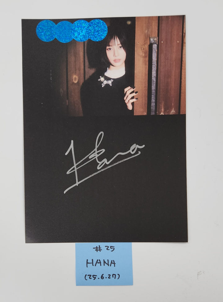 FIFTY FIFTY "Day &amp; Night" - A Cut Page From Fansign Event Album [25.6.27]