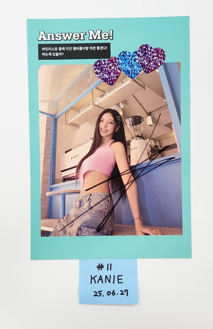 ODD YOUTH "I LIKE YOU" -  A Cut Page From Fansign Event Album [25.6.27]