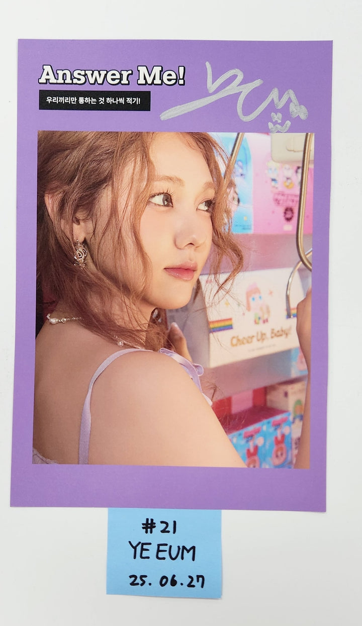 ODD YOUTH "I LIKE YOU" -  A Cut Page From Fansign Event Album [25.6.27]
