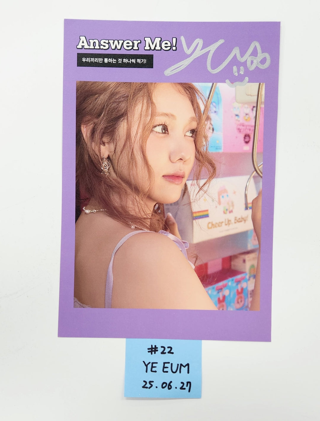 ODD YOUTH "I LIKE YOU" -  A Cut Page From Fansign Event Album [25.6.27]