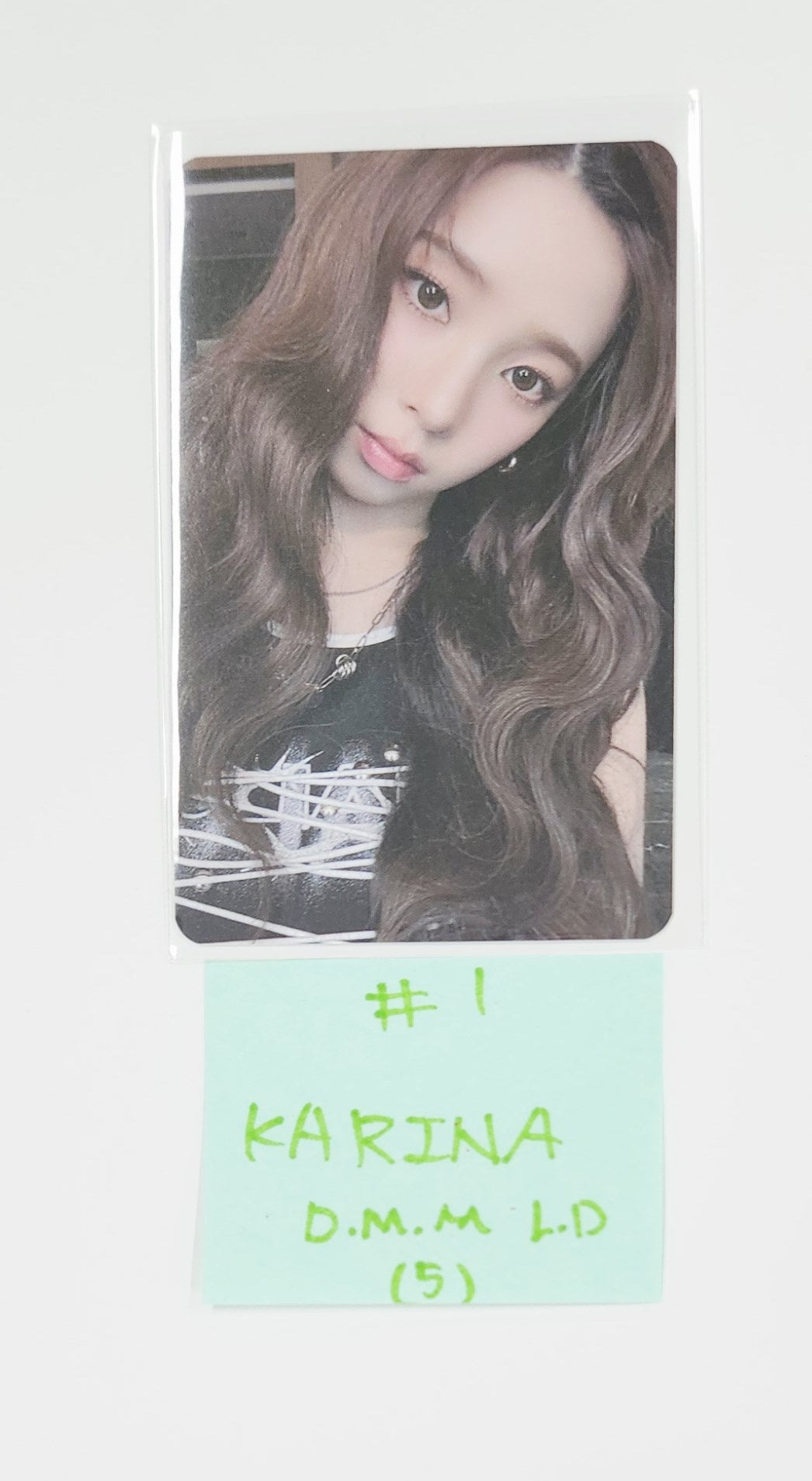 Aespa "Dirty Work" - [SM Town, Ktown4U, Dear My Muse] Lucky Draw Event Photocard [25.6.30]