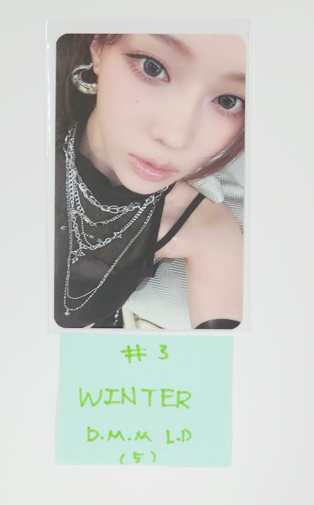 Aespa "Dirty Work" - [SM Town, Ktown4U, Dear My Muse] Lucky Draw Event Photocard [25.6.30]
