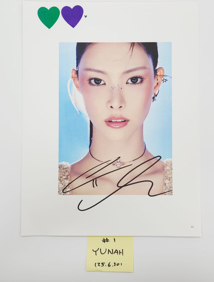 ILLIT "bomb" - A Cut Page From Fansign Event Album [25.6.30]