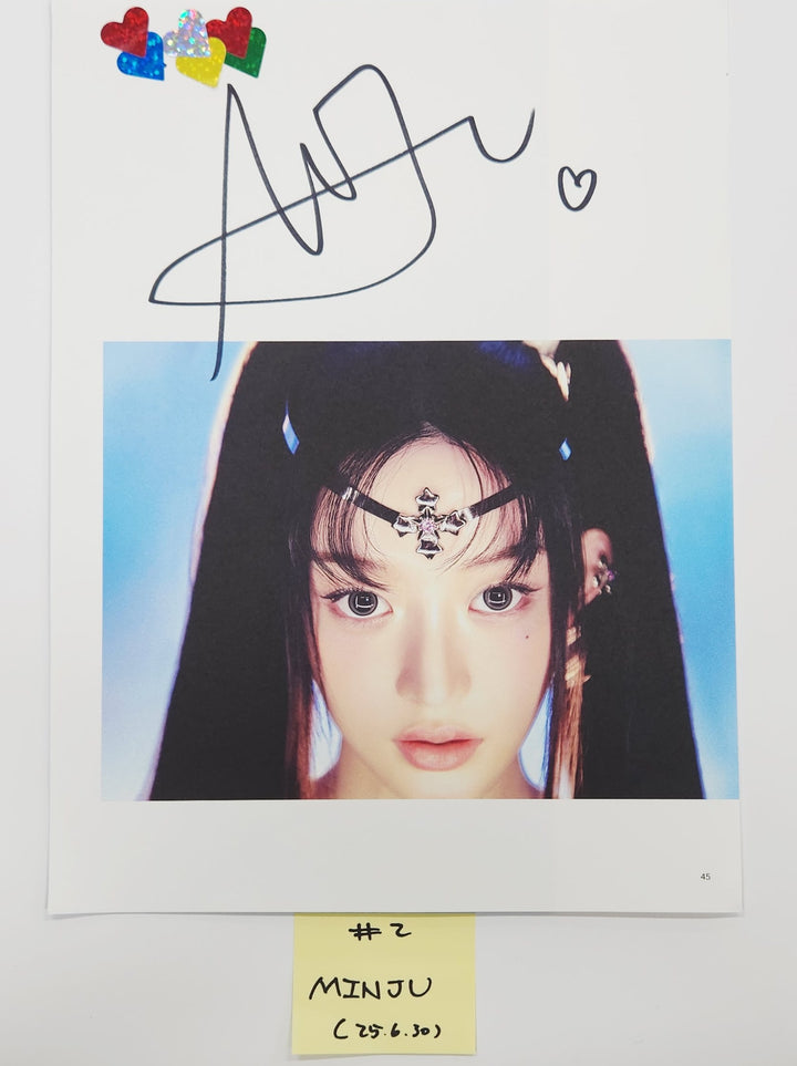 ILLIT "bomb" - A Cut Page From Fansign Event Album [25.6.30]