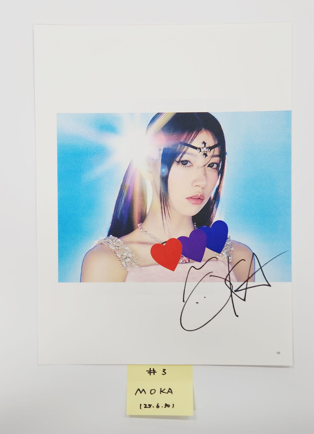 ILLIT "bomb" - A Cut Page From Fansign Event Album [25.6.30]