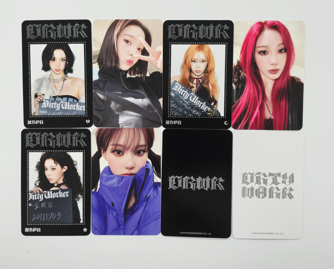 Aespa "Dirty Work" - Kwangya Seoul Pop-Up Official Trading Photocard [A Ver.] [25.6.30]