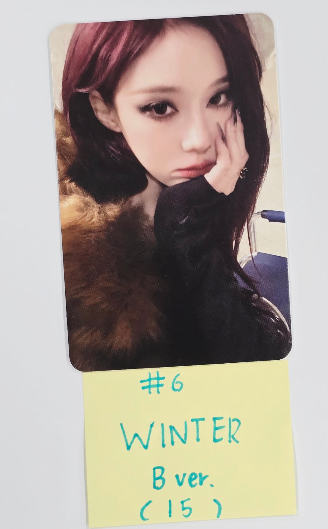 Aespa "Dirty Work" - Kwangya Seoul Pop-Up Official Trading Photocard [B Ver.] [25.6.30]