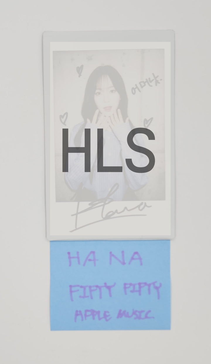 Hana (Of FIFTY FIFTY) "Day &amp; Night" - Hand Autographed(Signed) Polaroid [25.7.1]